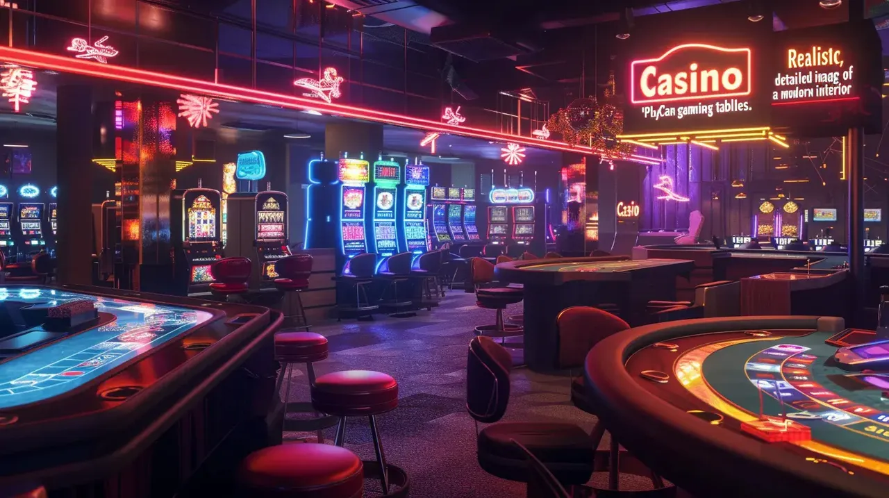 Moderne nettcasino med spilleautomater og bordspill for norske spillere