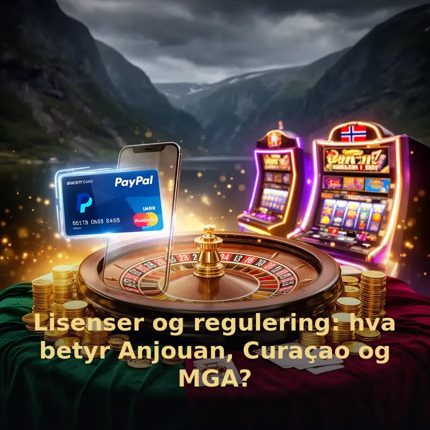 Lisenser og regulering: hva betyr Anjouan, Curaçao og MGA?